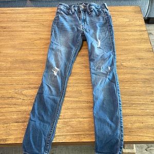 Hollister high-rise Jean legging size 00xs. Ripped jeans.